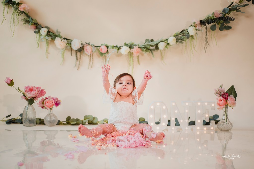 Sesion Primer cumpleaños ∞ Cake smash ∞ Smash the cake ∞ Fotografia Infantil Colima –&nbsp;Luciana