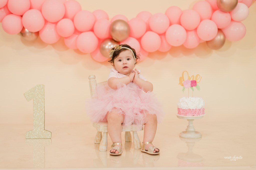 Sesion Primer cumpleaños ∞ Cake smash ∞ Smash the cake ∞ Fotografia Infantil Colima – Maria Paula – Set –&nbsp;Estudio