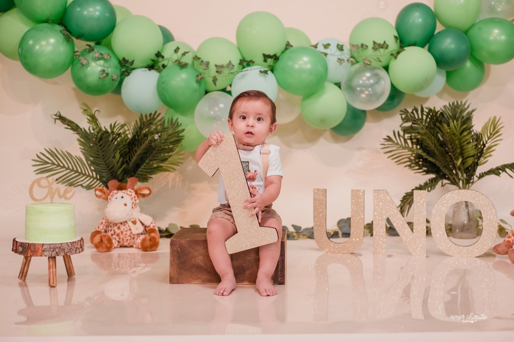 Sesion Primer cumpleaños ∞ Cake smash ∞ Smash the cake ∞ Fotografia Infantil Colima – Maximiliano – Set –&nbsp;Estudio