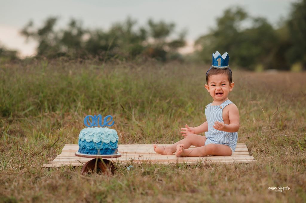 Sesion Primer cumpleaños ∞ Cake smash ∞ Smash the cake Exterior ∞ Fotografia Infantil Colima – Diego&nbsp;Mateo