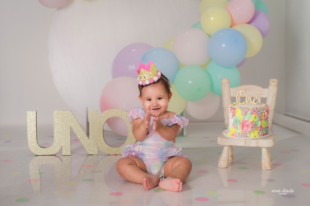 Sesion Primer cumpleaños ∞ Cake smash ∞ Smash the cake Estudio ∞ SET ∞ Fotografia Infantil Colima – Estudio Colima ∞ Nia&nbsp;Celeste