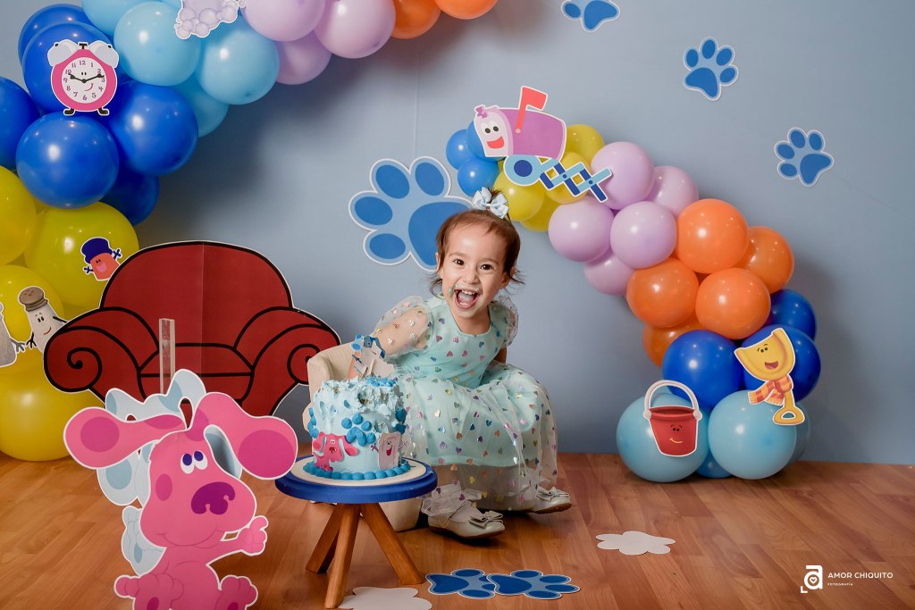 Sesion cumpleaños ∞ 2do Cumple ∞ Smash the cake Estudio ∞ SET Pistas de Blue ∞ Fotografia Infantil Colima – Estudio Colima ∞&nbsp;Camila